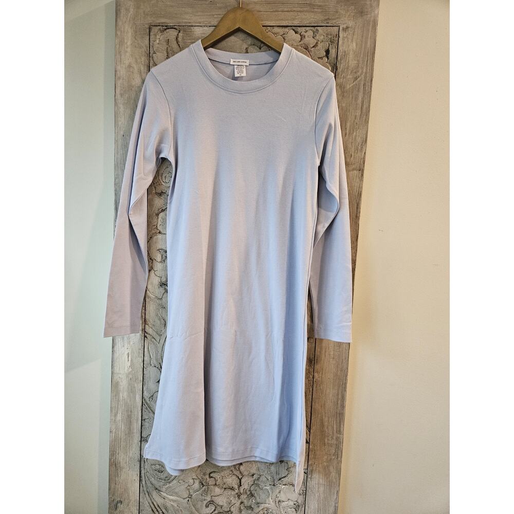 NWOT Red Land Cotton Blue Pajama Sleep Shirt Nightgown Size XS 100% Cotton